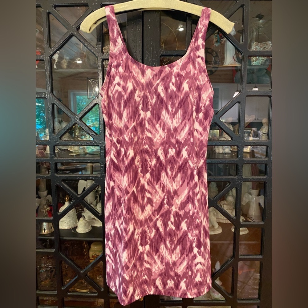 Swim Dress, Duluth Trading Co. with full bodysuit attached. Hidden pocket size 8